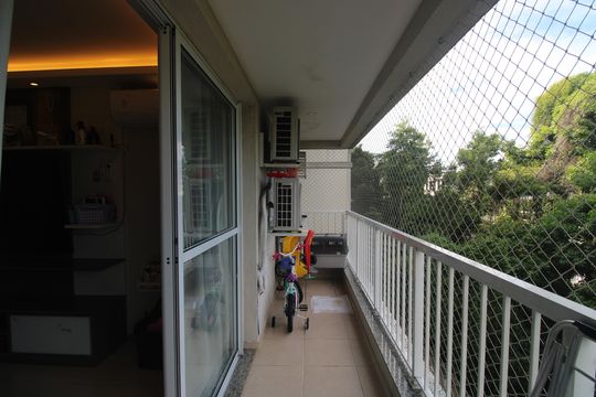 Sala - Varanda de apartamento à venda com 2 quartos, 67m² em Taquara, Rio de Janeiro