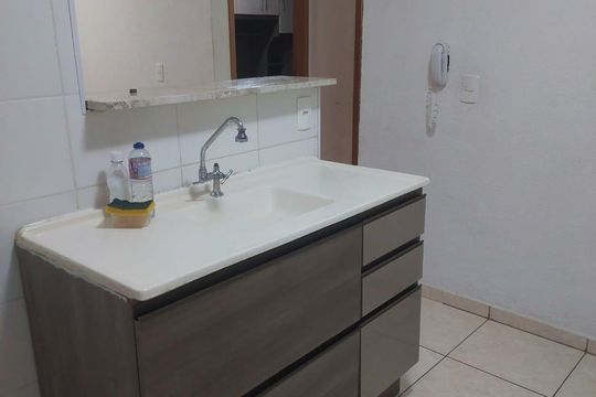 Cozinha de apartamento para alugar com 2 quartos, 42m² em Água Chata, Guarulhos