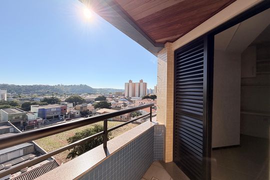 Suíte - Varanda de apartamento à venda com 3 quartos, 133m² em Vila Progresso, Jundiaí