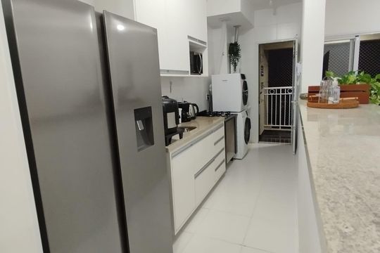 Cozinha de apartamento à venda com 3 quartos, 81m² em Medeiros, Jundiaí