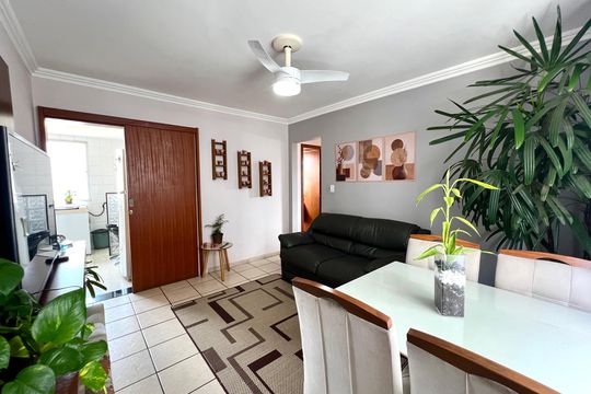Apartamento à venda com 3 quartos, 65m² em Santa Branca, Belo Horizonte