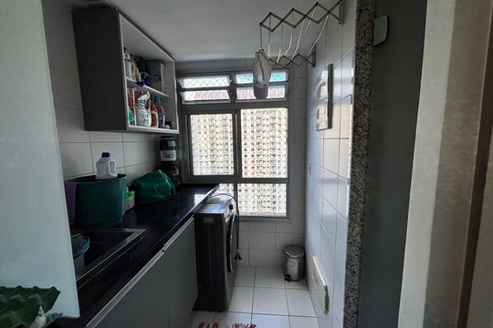 Área de Serviço de apartamento à venda com 4 quartos, 122m² em Recreio dos Bandeirantes, Rio de Janeiro
