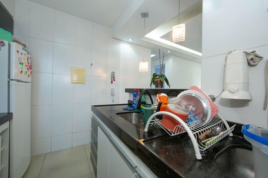 COZINHA de apartamento para alugar com 2 quartos, 52m² em Parque Sao Jose, Belo Horizonte