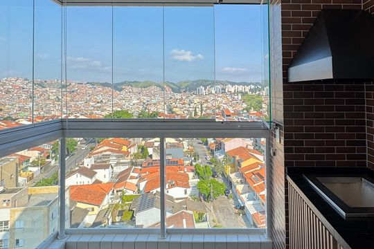 Sacada de apartamento à venda com 2 quartos, 63m² em Nova Petrópolis, São Bernardo do Campo