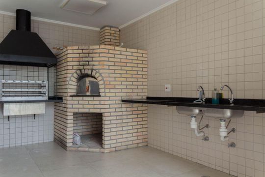 Área comum - Churrasqueira de apartamento à venda com 2 quartos, 63m² em Nova Petrópolis, São Bernardo do Campo