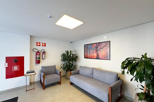 Área comum - Hall de apartamento à venda com 2 quartos, 63m² em Nova Petrópolis, São Bernardo do Campo