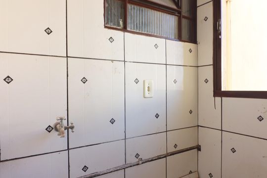 Cozinha e Área de Serviço de apartamento à venda com 2 quartos, 48m² em Cooperativa, São Bernardo do Campo