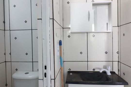 Banheiro Social de apartamento à venda com 2 quartos, 48m² em Cooperativa, São Bernardo do Campo
