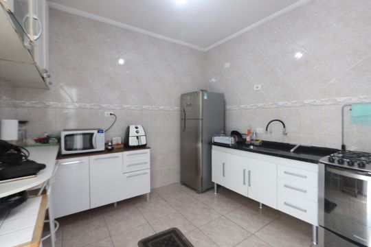 Cozinha de casa de condomínio à venda com 3 quartos, 126m² em Vila Prudente, São Paulo