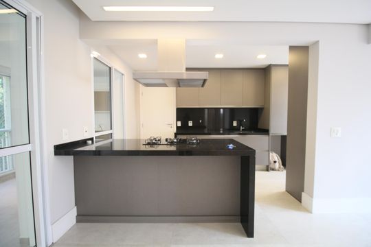 Cozinha - Armários de apartamento para alugar com 3 quartos, 138m² em Vila Andrade, São Paulo