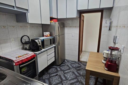 Cozinha de apartamento à venda com 2 quartos, 64m² em Jordanópolis, São Bernardo do Campo