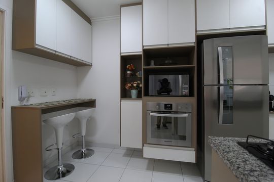 Cozinha de apartamento à venda com 3 quartos, 120m² em Vila Olímpia, São Paulo