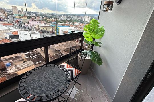 Varanda de apartamento à venda com 2 quartos, 120m² em Vila Galvão, Guarulhos