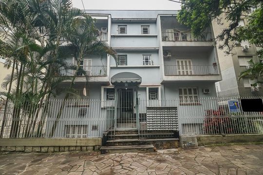 Fachada de apartamento à venda com 1 quarto, 40m² em Auxiliadora, Porto Alegre