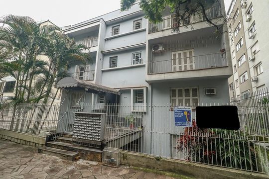 Fachada de apartamento à venda com 1 quarto, 40m² em Auxiliadora, Porto Alegre