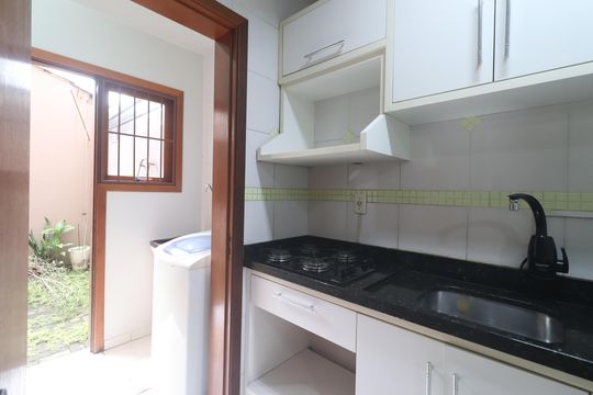 Cozinha - Armários de apartamento à venda com 2 quartos, 66m² em Jardim Mauá, Novo Hamburgo