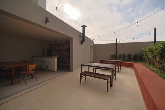 Área comum - Churrasqueira de apartamento para alugar com 2 quartos, 38m² em Vila Campanela, São Paulo