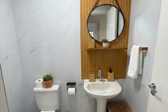 Banheiro de apartamento para alugar com 2 quartos, 42m² em Loteamento City Jaragua, São Paulo
