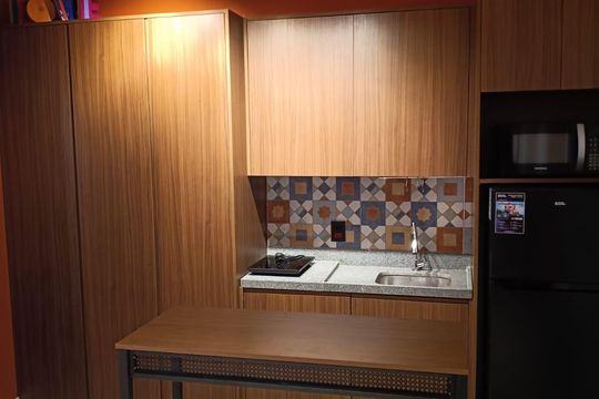 Cozinha de apartamento à venda com 1 quarto, 24m² em Campos Elíseos, São Paulo