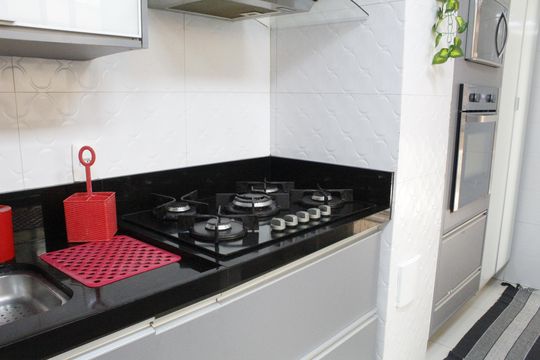 Cozinha de casa de condomínio à venda com 4 quartos, 117m² em Freguesia (jacarepaguá), Rio de Janeiro