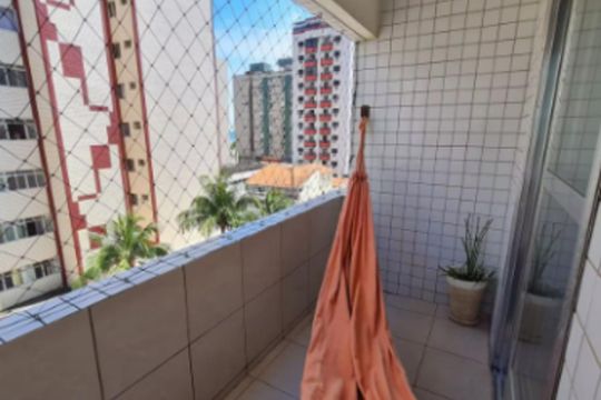 Varanda de apartamento para alugar com 1 quarto, 63m² em Guilhermina, Praia Grande