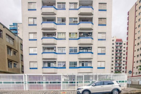 Fachada de apartamento para alugar com 1 quarto, 63m² em Guilhermina, Praia Grande
