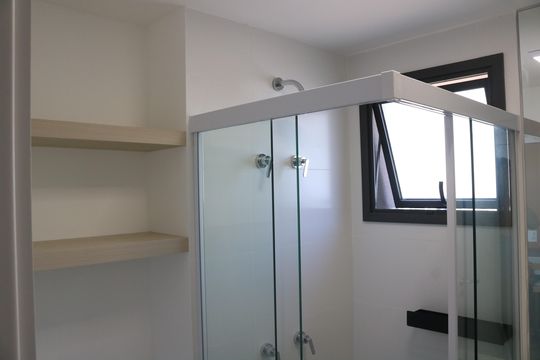 Banheiro de kitnet/studio à venda com 1 quarto, 22m² em Perdizes, São Paulo