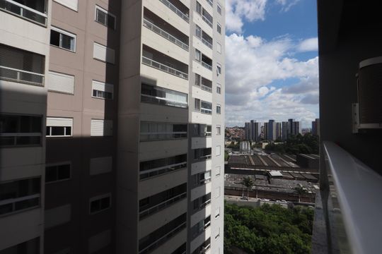 Vista da Sacada de apartamento à venda com 2 quartos, 50m² em Vila Metalúrgica, São Paulo