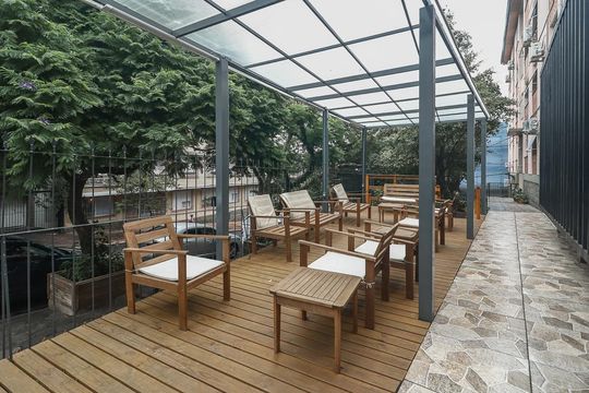 Área comum de apartamento à venda com 3 quartos, 64m² em Rio Branco, Porto Alegre