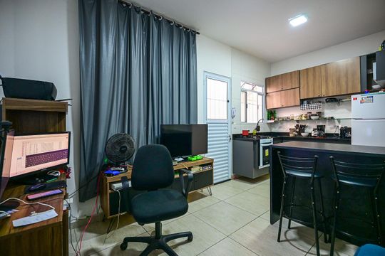 Sala de apartamento à venda com 1 quarto, 32m² em Parque Regina, São Paulo