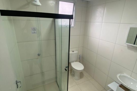 Banheiro de apartamento para alugar com 1 quarto, 35m² em Usina Piratininga, São Paulo