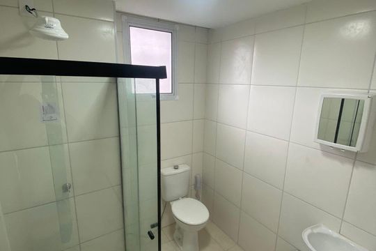 Banheiro de apartamento para alugar com 1 quarto, 35m² em Usina Piratininga, São Paulo