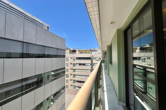 Varanda da Sala de apartamento à venda com 2 quartos, 170m² em Jardim Botânico, Rio de Janeiro