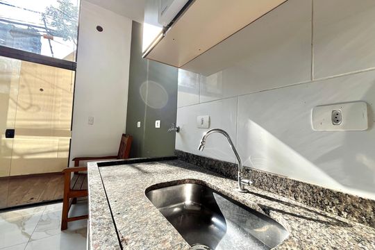 Cozinha de apartamento à venda com 1 quarto, 32m² em Vila Santa Catarina, São Paulo