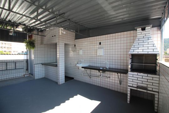 Churrasqueira de casa de condomínio à venda com 2 quartos, 125m² em Taquara, Rio de Janeiro