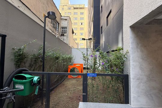 Área comum - Pet de kitnet/studio para alugar com 1 quarto, 17m² em Campos Elíseos, São Paulo