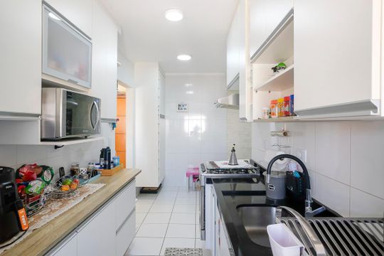 Cozinha de apartamento à venda com 3 quartos, 152m² em Santa Maria, São Caetano do Sul