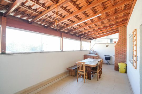 Varanda gourmet de apartamento à venda com 3 quartos, 152m² em Santa Maria, São Caetano do Sul