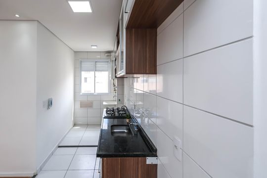 Cozinha de apartamento à venda com 2 quartos, 41m² em Jardim Sao Saverio, São Paulo