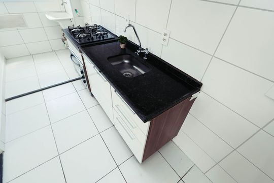 Cozinha de apartamento à venda com 2 quartos, 41m² em Jardim Sao Saverio, São Paulo