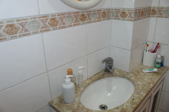Banheiro social de apartamento à venda com 1 quarto, 37m² em Santa Cecilia, São Paulo