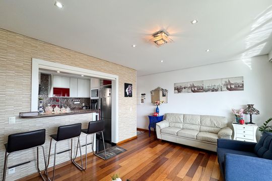 Sala de apartamento para alugar com 3 quartos, 99m² em Jardim do Mar, São Bernardo do Campo