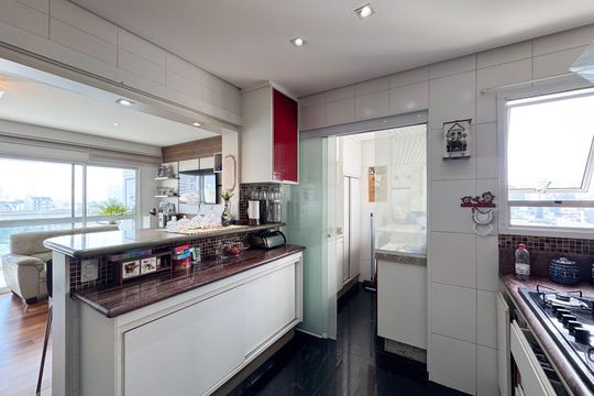 Cozinha  de apartamento para alugar com 3 quartos, 99m² em Jardim do Mar, São Bernardo do Campo