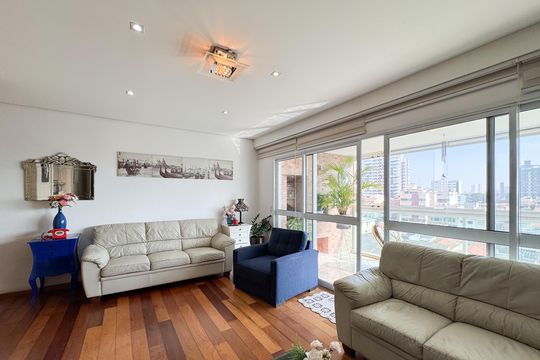 Sala de apartamento para alugar com 3 quartos, 99m² em Jardim do Mar, São Bernardo do Campo
