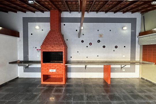 Churrasqueira de apartamento à venda com 3 quartos, 105m² em Parque das Nações, Santo André