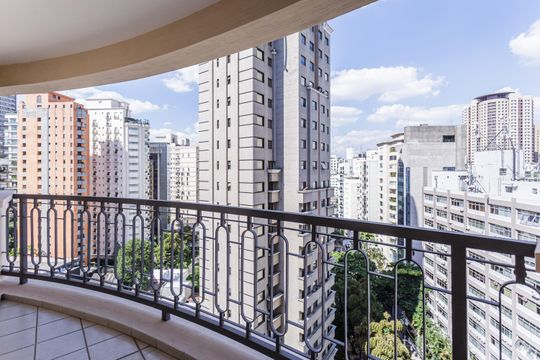 Varanda de apartamento para alugar com 2 quartos, 52m² em Vila Nova Conceição, São Paulo