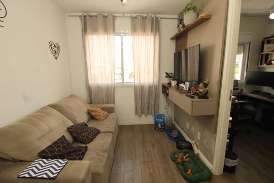 Sala de apartamento à venda com 2 quartos, 37m² em Sé, São Paulo