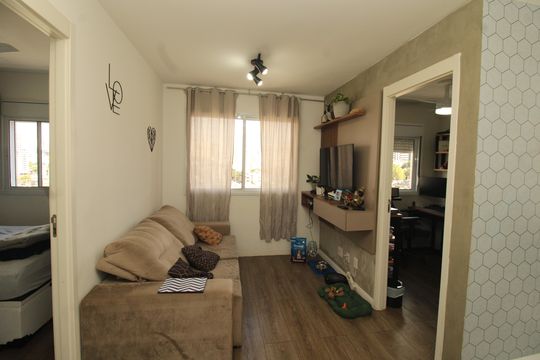 Sala de apartamento à venda com 2 quartos, 37m² em Sé, São Paulo
