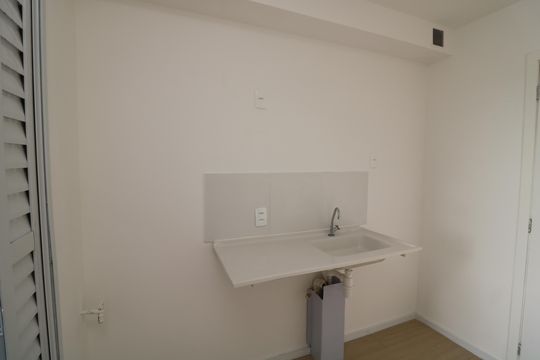 Cozinha de apartamento para alugar com 2 quartos, 38m² em Jardim Imperador (zona Leste), São Paulo