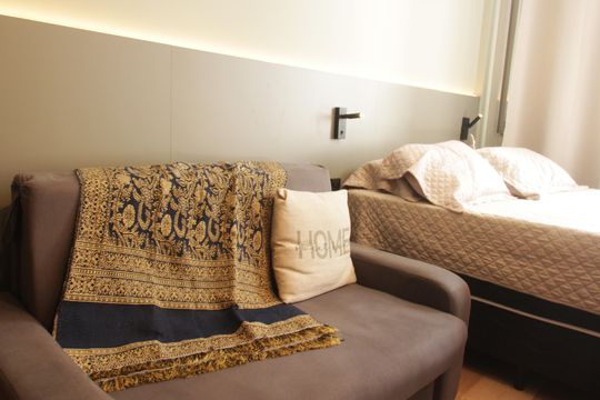 Studio de kitnet/studio para alugar com 1 quarto, 30m² em Gonzaga, Santos